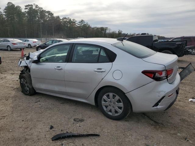 3KPA24AD5NE478890 - 2022 KIA RIO LX SILVER photo 2