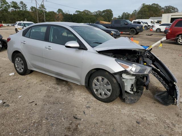 3KPA24AD5NE478890 - 2022 KIA RIO LX SILVER photo 4