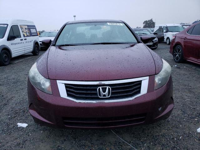 1HGCP26389A187261 - 2009 HONDA ACCORD LX BURGUNDY photo 5