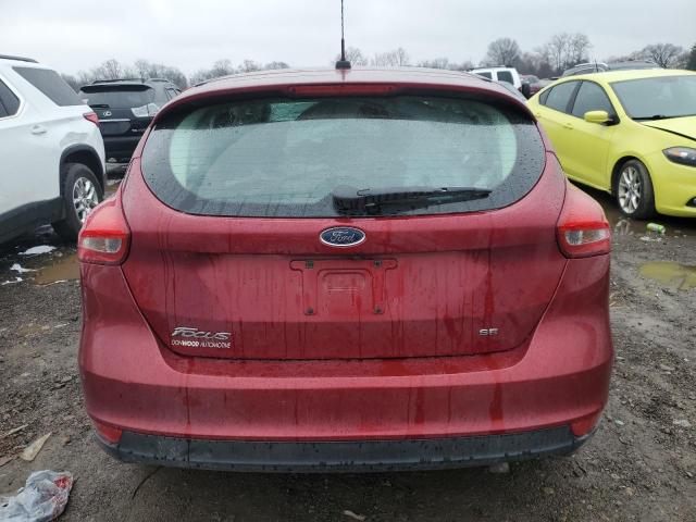 1FADP3K21HL215884 - 2017 FORD FOCUS SE MAROON photo 6