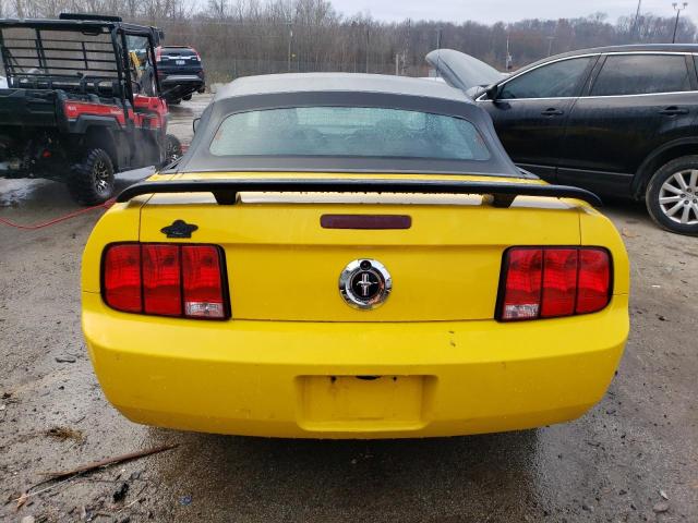 1ZVFT84N755220622 - 2005 FORD MUSTANG YELLOW photo 6