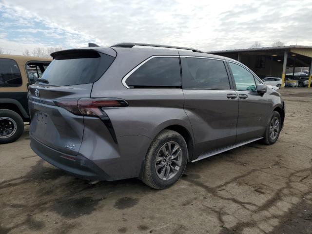 5TDKRKEC7PS142141 - 2023 TOYOTA SIENNA LE GRAY photo 3