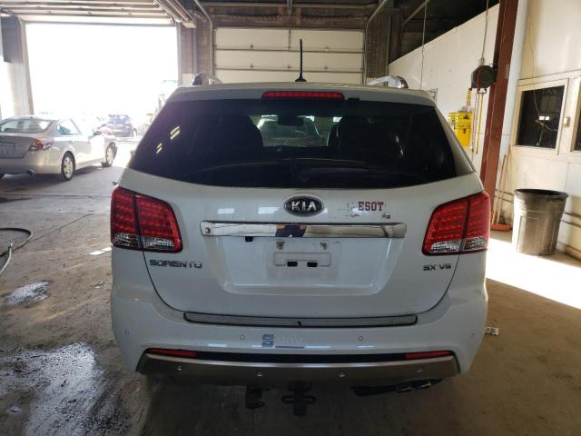 5XYKWDA21CG237321 - 2012 KIA SORENTO SX WHITE photo 6