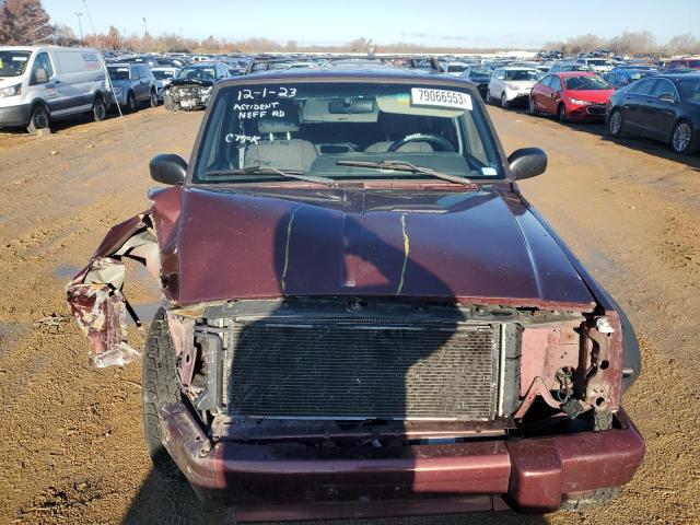 1J4FF58S4YL207412 - 2000 JEEP CHEROKEE CLASSIC BURGUNDY photo 5