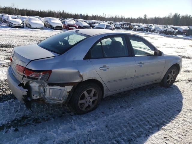 5NPET46C78H396478 - 2008 HYUNDAI SONATA GLS SILVER photo 3