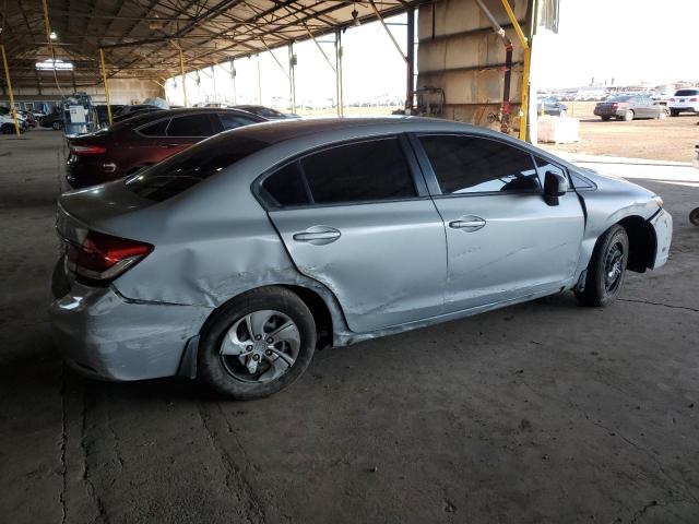 19XFB2F55EE007057 - 2014 HONDA CIVIC LX SILVER photo 3