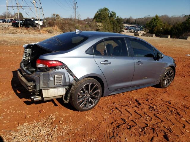 JTDS4RCE9LJ011361 - 2020 TOYOTA COROLLA SE BLUE photo 3