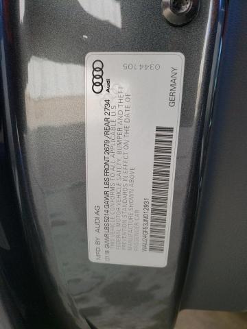 WAU24GF53JN012931 - 2018 AUDI S5 PRESTIGE CHARCOAL photo 13