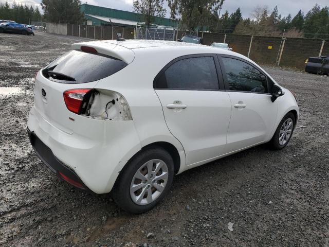 KNADM5A38D6295084 - 2013 KIA RIO LX WHITE photo 3