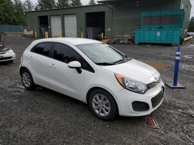 KNADM5A38D6295084 - 2013 KIA RIO LX WHITE photo 4