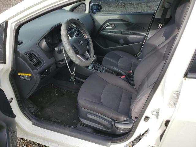 KNADM5A38D6295084 - 2013 KIA RIO LX WHITE photo 7