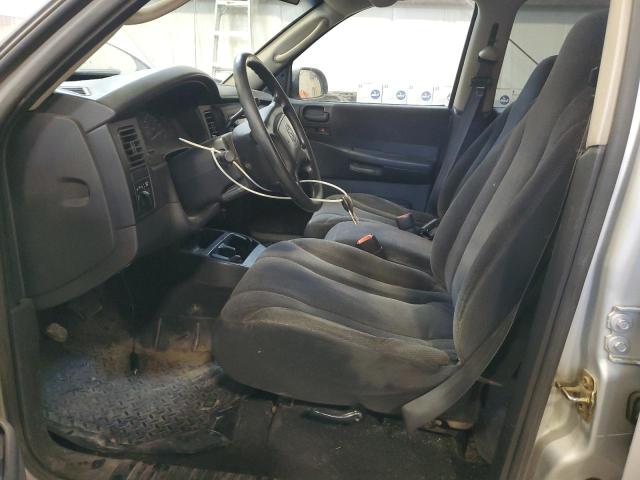 1B7HG38N62S657599 - 2002 DODGE DAKOTA QUAD SPORT SILVER photo 7