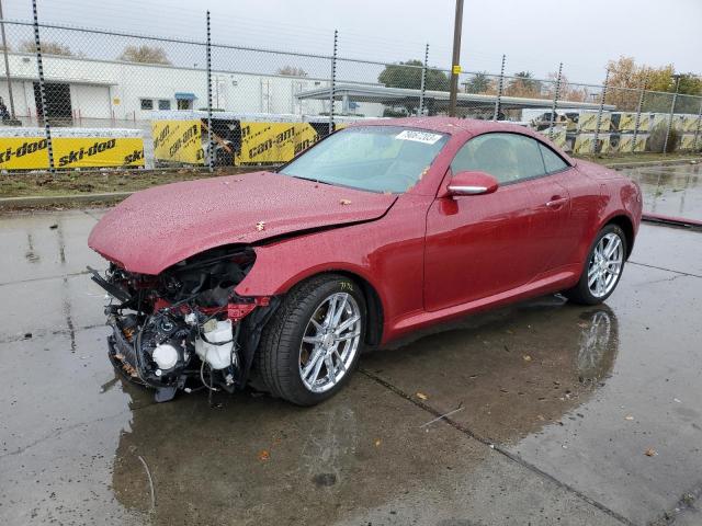 JTHFN45Y489018136 - 2008 LEXUS SC 430 RED photo 1