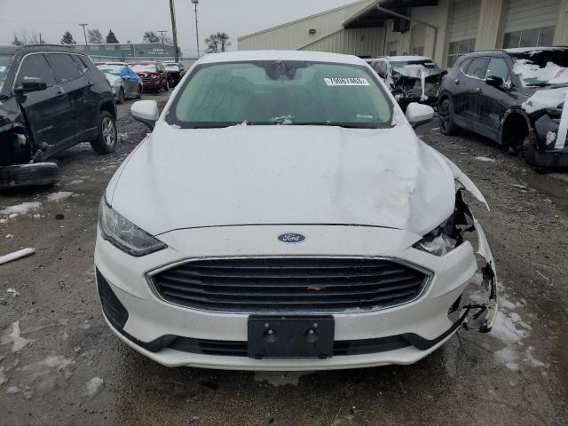 3FA6P0G76LR256694 - 2020 FORD FUSION S WHITE photo 5