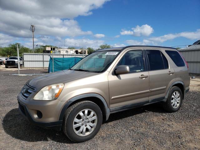 JHLRD78966C034901 - 2006 HONDA CR-V SE BROWN photo 1