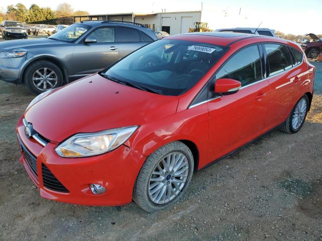 1FAHP3M23CL239448 - 2012 FORD FOCUS SEL RED photo 1