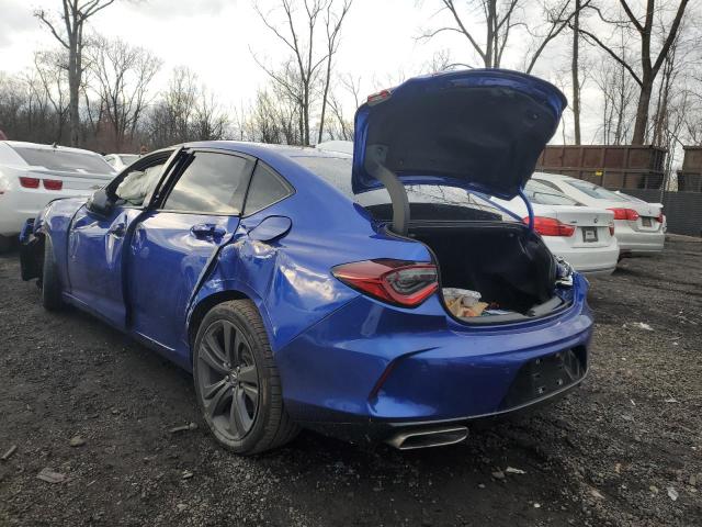 19UUB6F57MA000547 - 2021 ACURA TLX TECH A BLUE photo 2