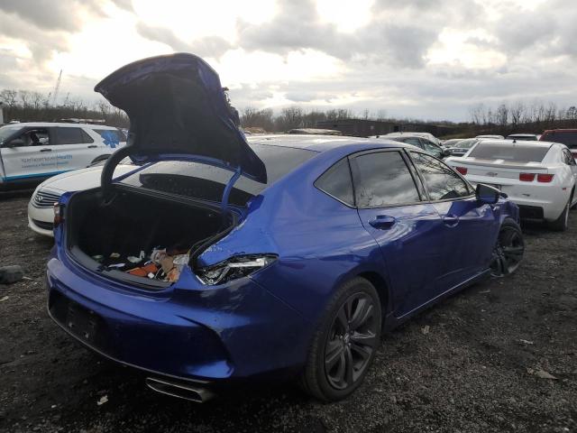 19UUB6F57MA000547 - 2021 ACURA TLX TECH A BLUE photo 3