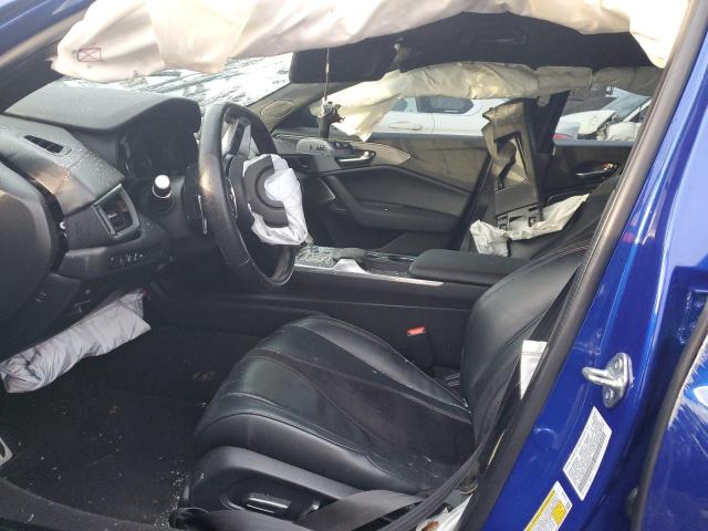 19UUB6F57MA000547 - 2021 ACURA TLX TECH A BLUE photo 7