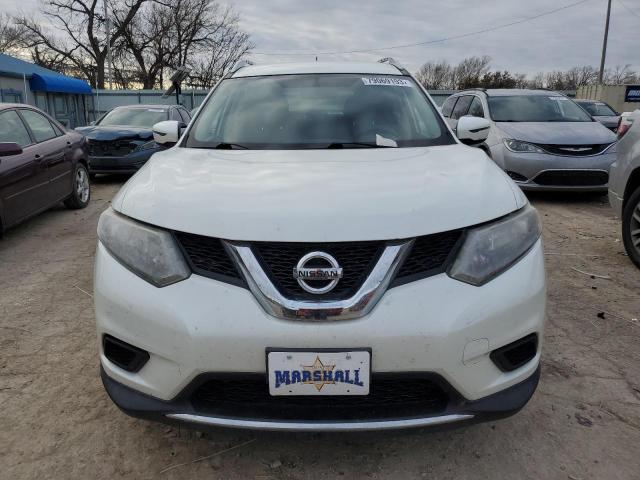 KNMAT2MV5GP597774 - 2016 NISSAN ROGUE S WHITE photo 5