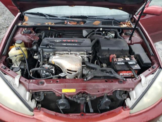 4T1BE30KX3U134018 - 2003 TOYOTA CAMRY LE MAROON photo 11