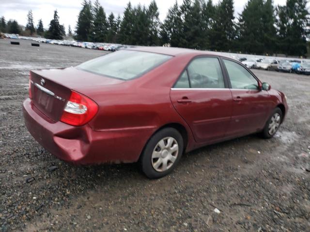 4T1BE30KX3U134018 - 2003 TOYOTA CAMRY LE MAROON photo 3