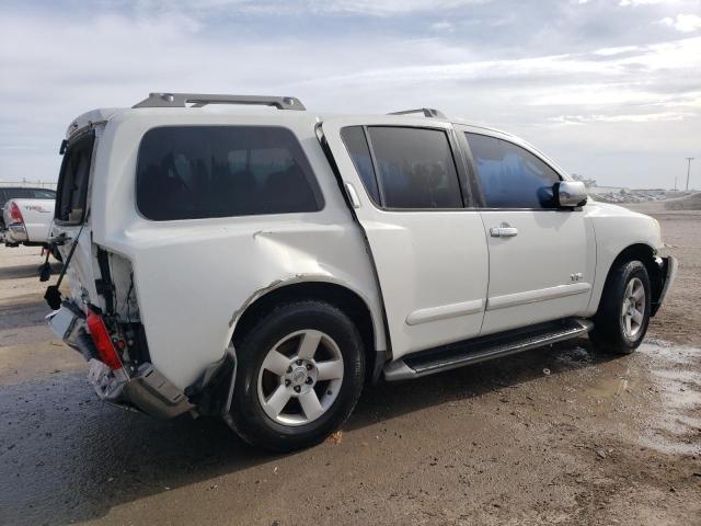 5N1AA08B95N728140 - 2005 NISSAN ARMADA SE WHITE photo 3