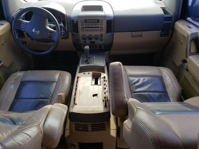 5N1AA08B95N728140 - 2005 NISSAN ARMADA SE WHITE photo 8