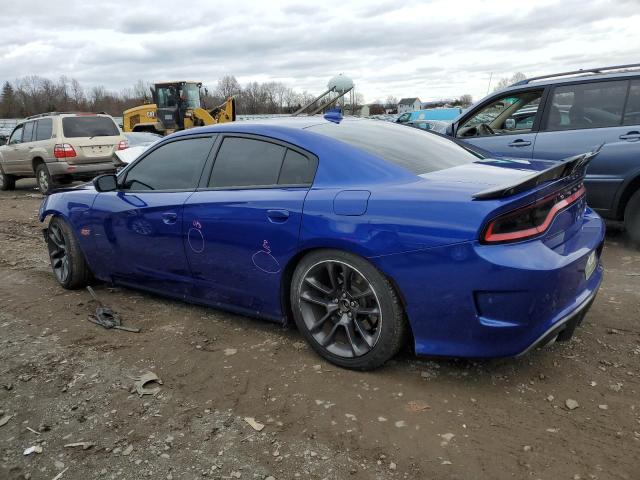 2C3CDXGJ8MH611716 - 2021 DODGE CHARGER SCAT PACK BLUE photo 2