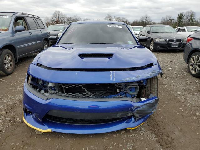 2C3CDXGJ8MH611716 - 2021 DODGE CHARGER SCAT PACK BLUE photo 5