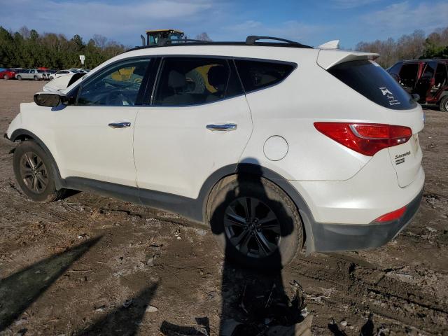 5XYZUDLB9EG160265 - 2014 HYUNDAI SANTA FE S WHITE photo 2