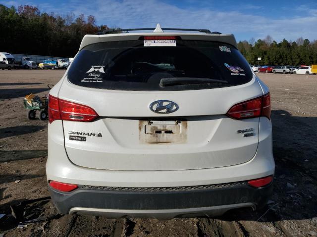 5XYZUDLB9EG160265 - 2014 HYUNDAI SANTA FE S WHITE photo 6