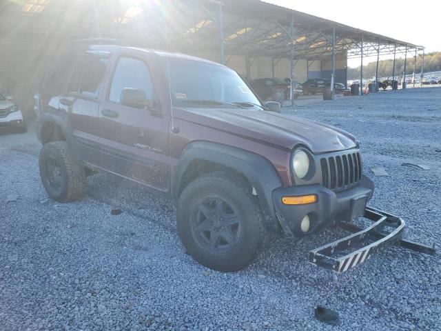 1J4GL48K62W300073 - 2002 JEEP LIBERTY SPORT BURGUNDY photo 4