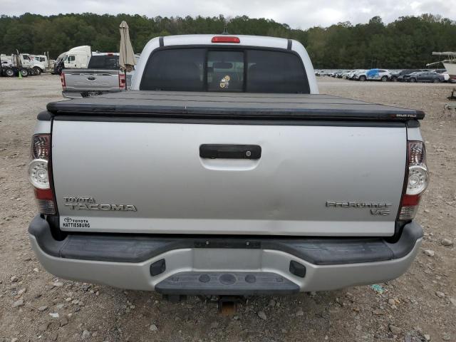 5TFJU4GNXCX025291 - 2012 TOYOTA TACOMA DOUBLE CAB PRERUNNER SILVER photo 6