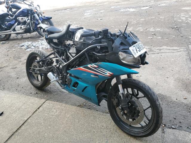 MH3RH18Y0MK006540 - 2021 YAMAHA YZFR3 A TURQUOISE photo 1