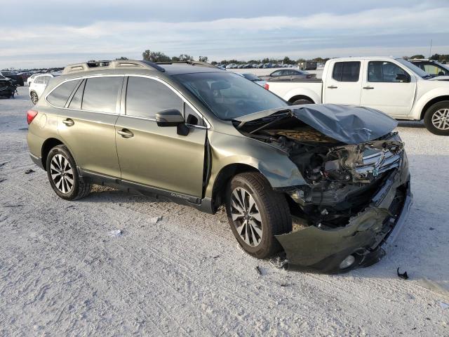 4S4BSAKC1H3230488 - 2017 SUBARU OUTBACK 2.5I LIMITED GREEN photo 4