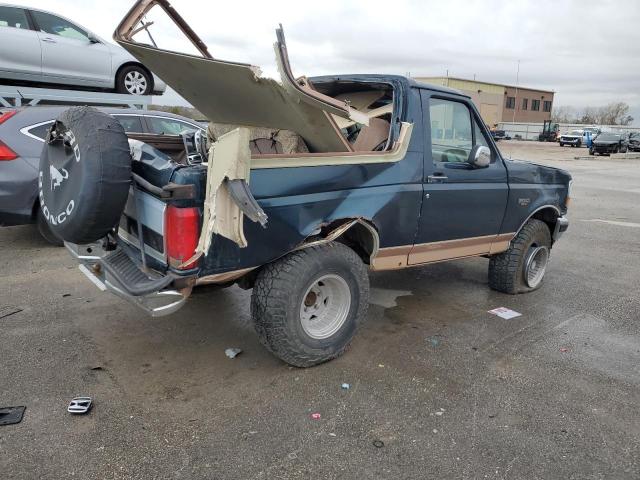 1FMEU15H4RLB23211 - 1994 FORD BRONCO U100 BLUE photo 3