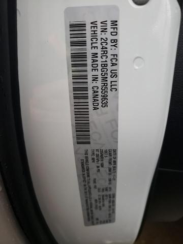 2C4RC1BG5MR559635 - 2021 CHRYSLER PACIFICA TOURING L WHITE photo 12