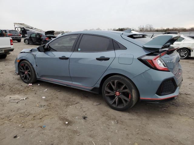 SHHFK7G46JU214417 - 2018 HONDA CIVIC SPORT GRAY photo 2