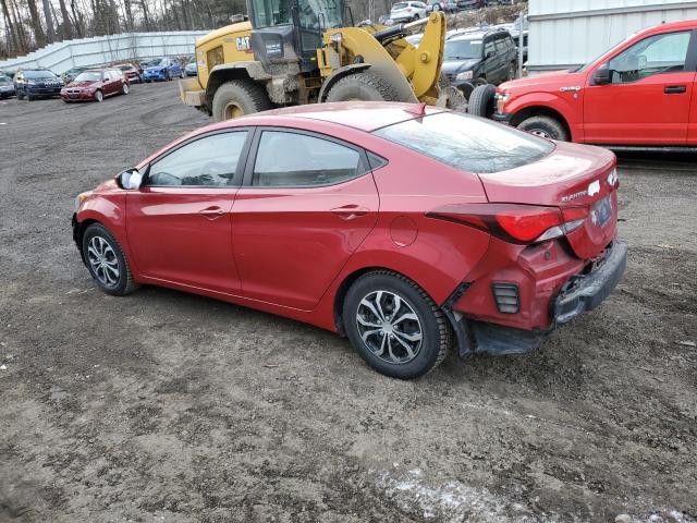 KMHDH4AE5GU484922 - 2016 HYUNDAI ELANTRA SE RED photo 2