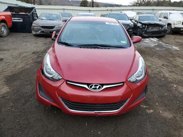 KMHDH4AE5GU484922 - 2016 HYUNDAI ELANTRA SE RED photo 5