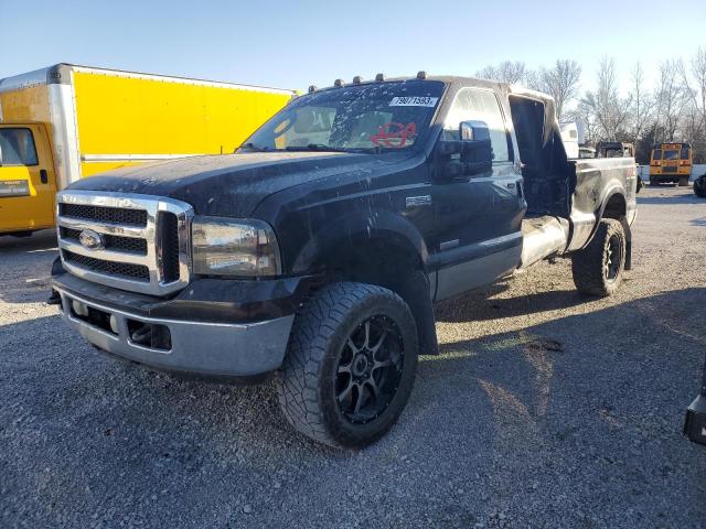 1FTWW31PX5EA20613 - 2005 FORD F350 SRW SUPER DUTY BLACK photo 1