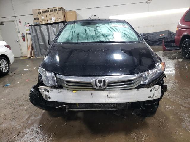 19XFB2F53CE109664 - 2012 HONDA CIVIC LX BLACK photo 5