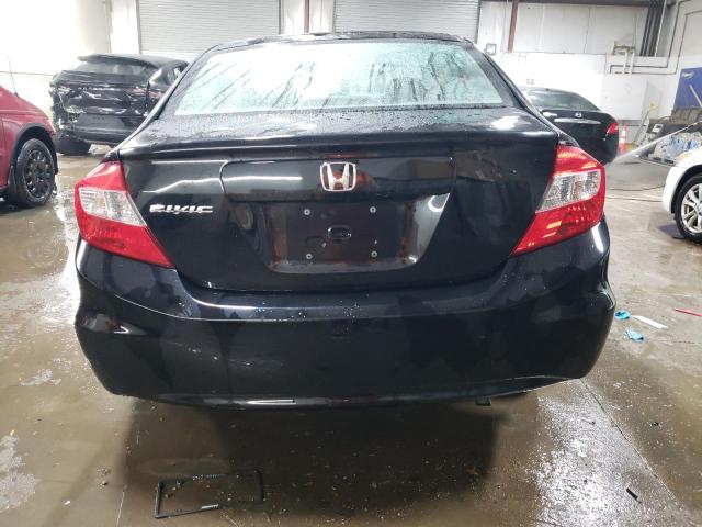 19XFB2F53CE109664 - 2012 HONDA CIVIC LX BLACK photo 6