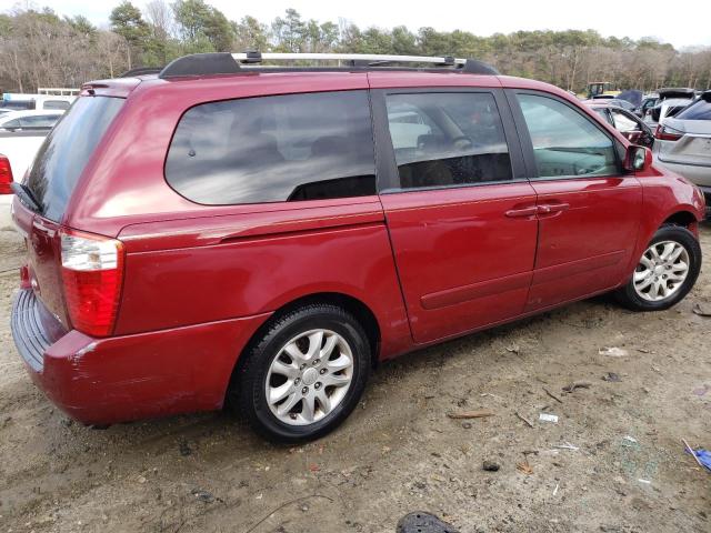 KNDMB233866067822 - 2006 KIA SEDONA EX RED photo 3