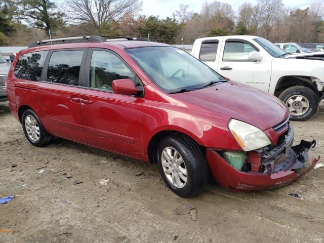 KNDMB233866067822 - 2006 KIA SEDONA EX RED photo 4