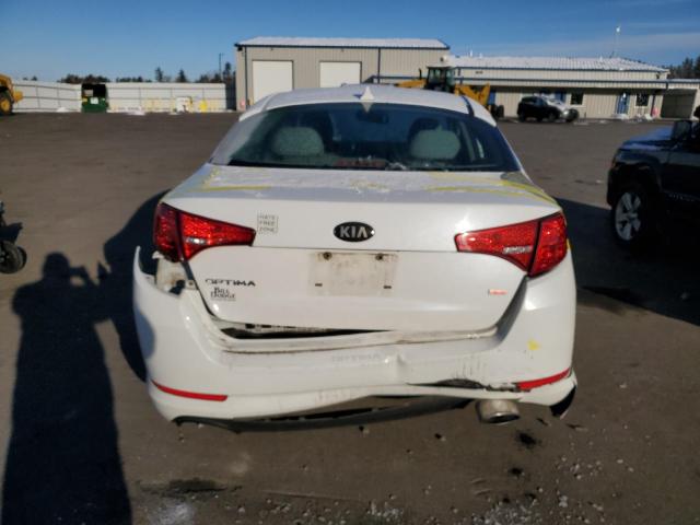 5XXGM4A72DG181810 - 2013 KIA OPTIMA LX WHITE photo 6