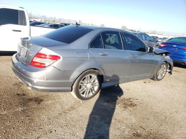 WDDGF54XX9F215712 - 2009 MERCEDES-BENZ C 300 SILVER photo 3