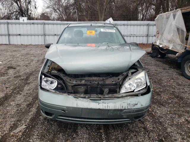 1FAFP34N65W124345 - 2005 FORD FOCUS ZX4 TEAL photo 5