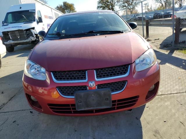 1B3EL76R74N106449 - 2004 DODGE STRATUS R/T RED photo 5